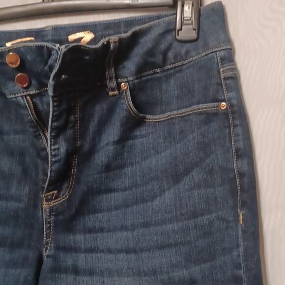 7 SEVEN Women's Bermuda  Denim Jeans Shorts. Size 12 - Picture 5 of 13